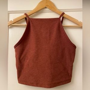Beyond Yoga “wide neck cropped tank” size S